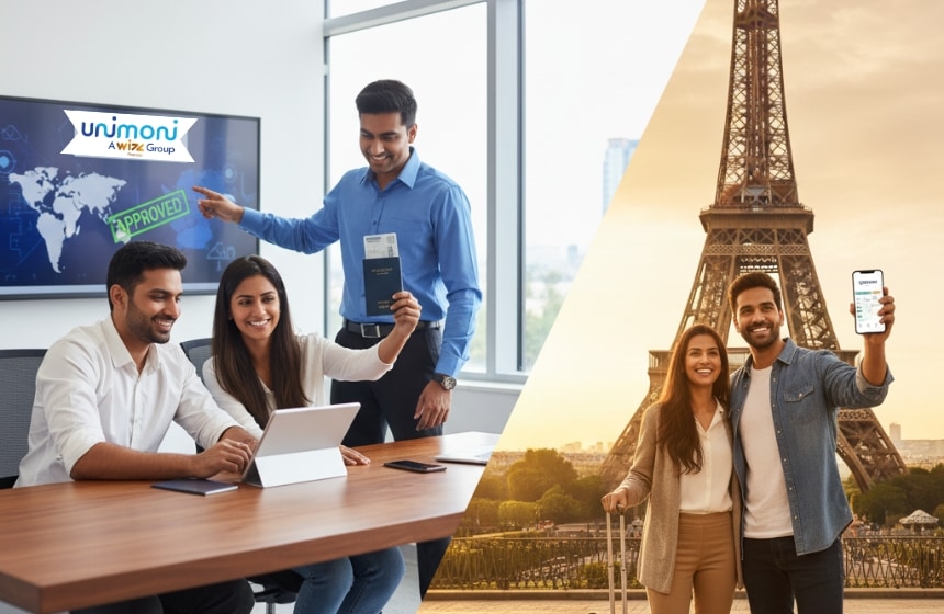 Visa Applications from India with Unimoni's Expert Services