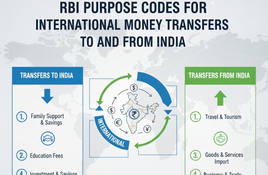 RBI Purpose Codes for International Money Transfers to and from India