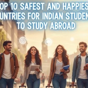 Top 10 Safest and Happiest Countries for Indian Students to Study Abroad