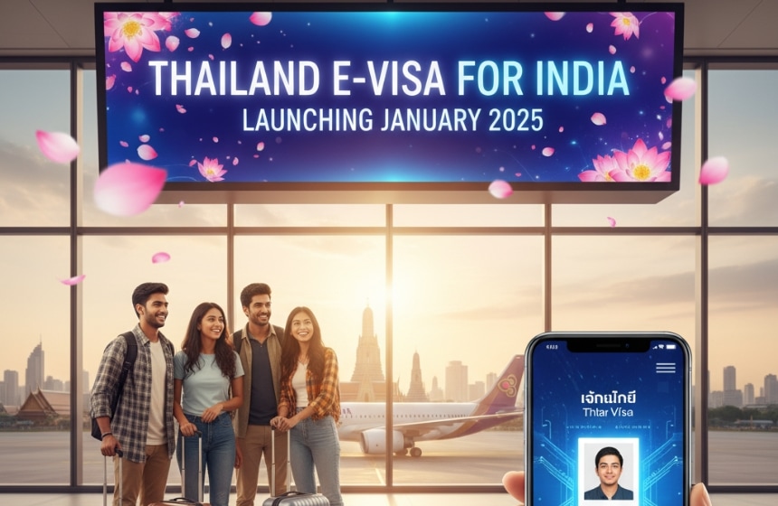 Thailand to Launch e-Visa for Indian Travelers from January 2025