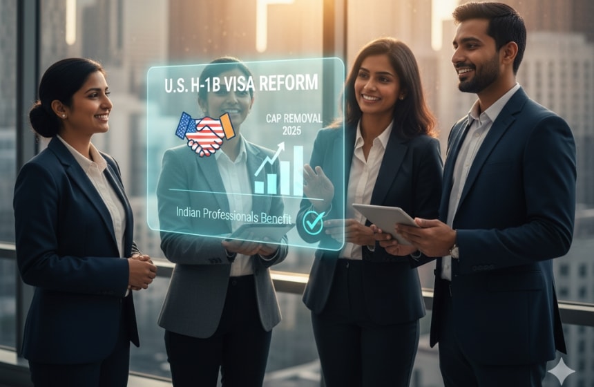U.S Plans to Remove the Cap on H-1B Visas: Will Indian Professionals Benefit?
