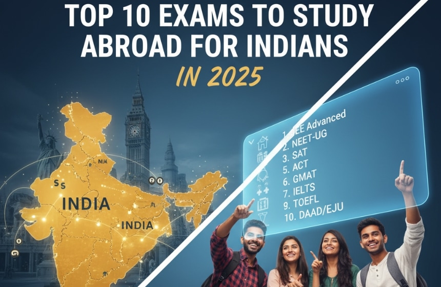 Top 10 Exams to Study Abroad for Indians in 2025