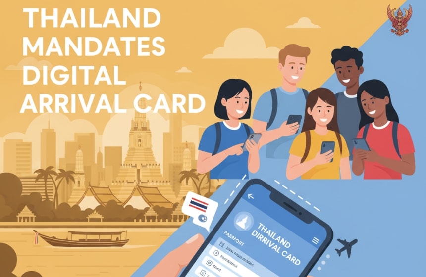 Thailand Mandates Digital Arrival Card for All Foreign Visitors