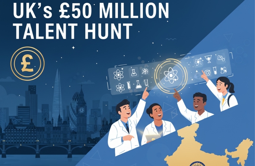 UK’s £50 Million Talent Hunt: A Golden Chance for Indian Researchers